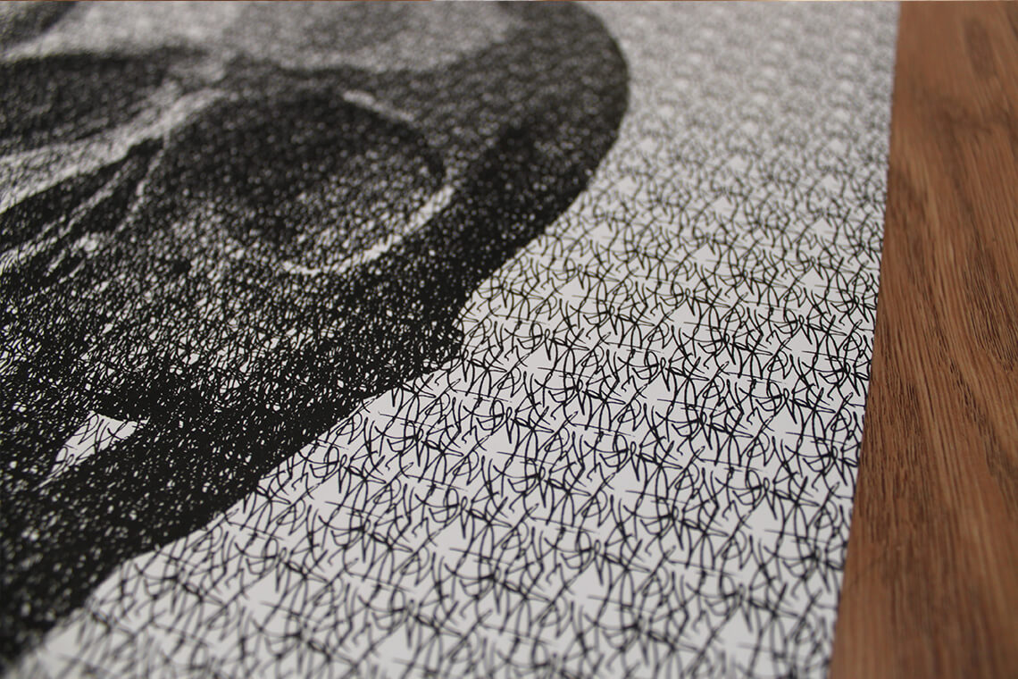 Sérigraphie graffiti cessieux